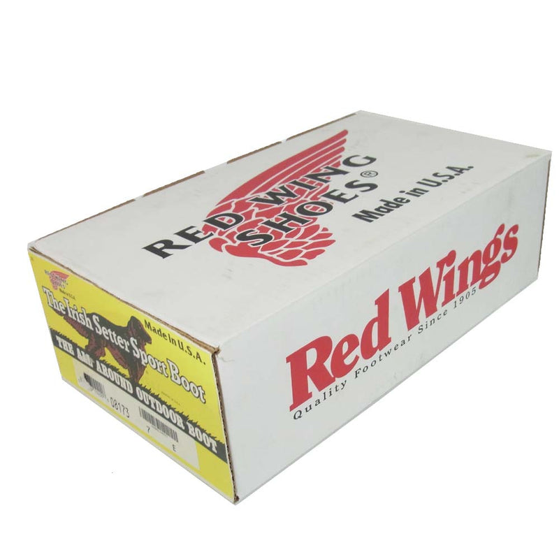 RED WING レッドウィング 8173 四角犬タグ アイリッシュセッター スウェード ブーツ ベージュ系 7E【中古】