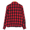 AT LAST アットラスト バッファローチェック ウール シャツ レッド系【中古】