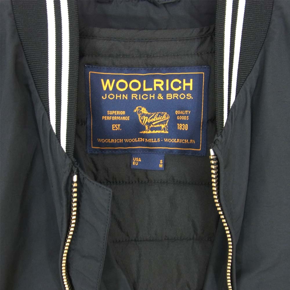 WOOLRICH ウールリッチ WOCPS2793 UTILITY BOMBER ボンバー ジャケット ブラック系 M【新古品】【未使用】【中古】