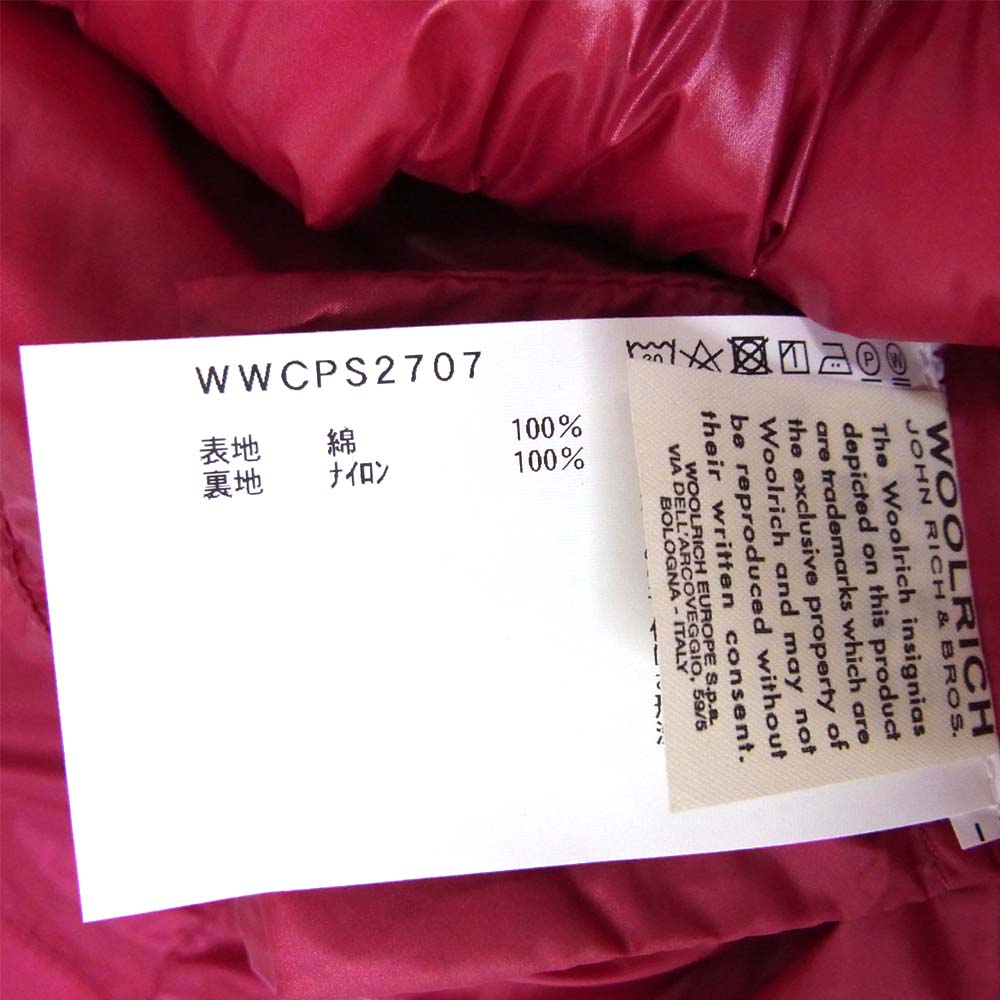 WOOLRICH ウールリッチ  WWCPS2707 3IN1 ARCTIC PARKA アークティック パーカ  ピンク系 M【新古品】【未使用】【中古】