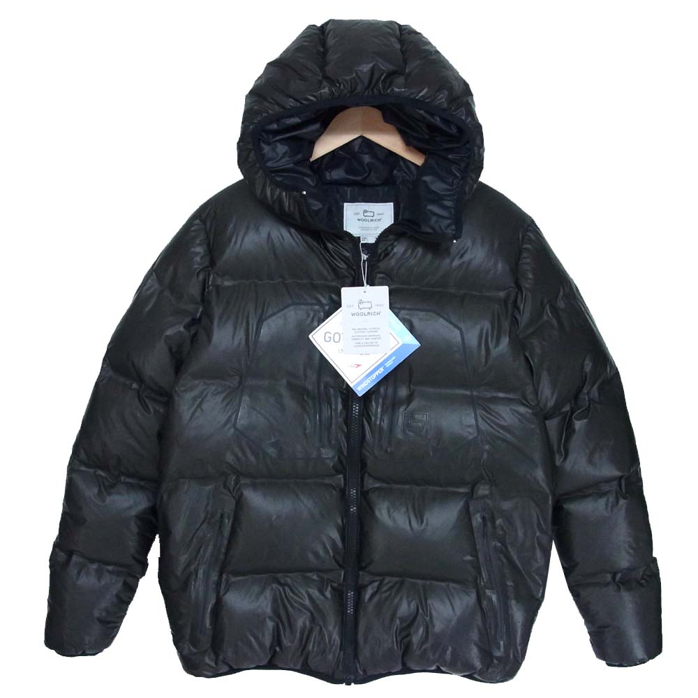 WOOLRICH ウールリッチ WJOU0030 WINTERTIDE DOWN PARKA SD ウインター タイド パーカー シェイク ドライ ブラック系 USA M【中古】