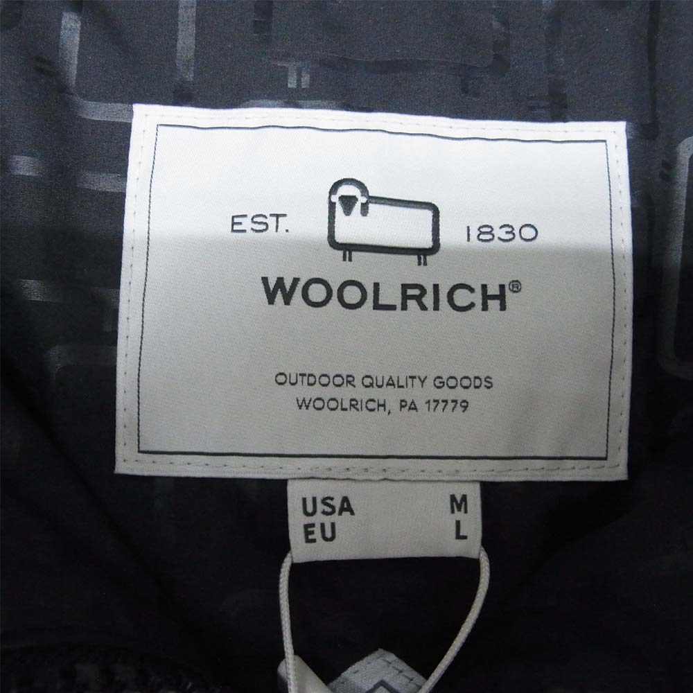 WOOLRICH ウールリッチ WJOU0030 WINTERTIDE DOWN PARKA SD ウインター タイド パーカー シェイク ドライ ブラック系 USA M【中古】