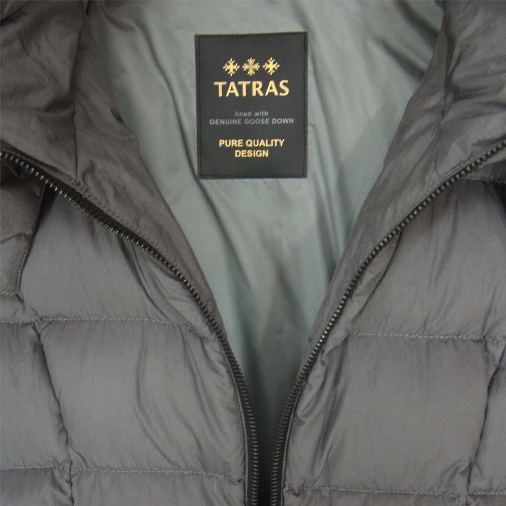 TATRAS タトラス LTA7IS4604 三越伊勢丹限定 CERAMICA ダウンコート  グレー系 03【美品】【中古】