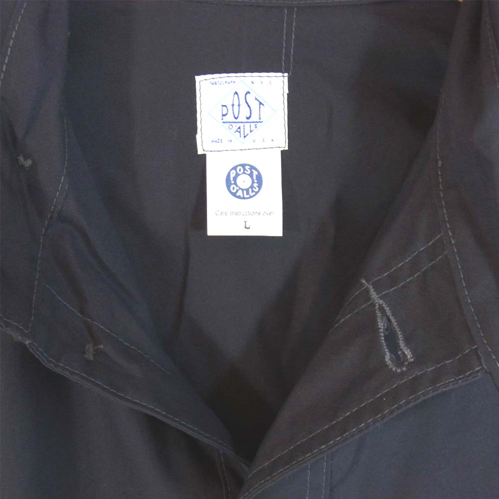 POST OVERALLS ポストオーバーオールズ ネイビー系 L【極上美品】【中古】
