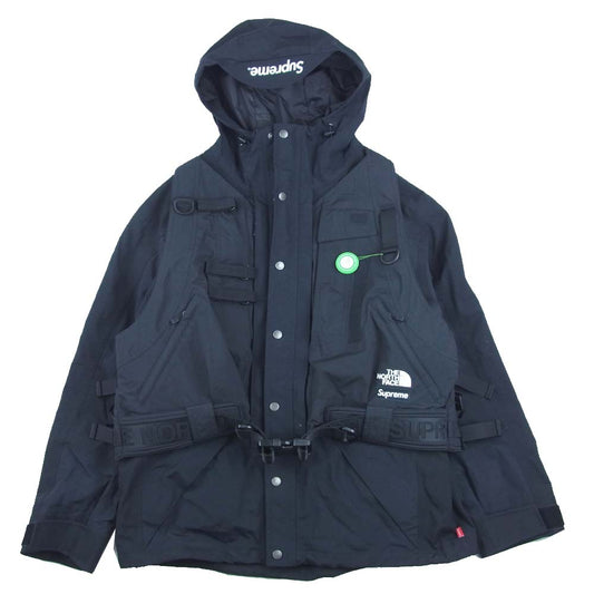 Supreme シュプリーム × ノースフェイス THE NORTH FACE 極美品 20SS RTG Jacket ＋ Vest  ブラック系 L【極上美品】【中古】