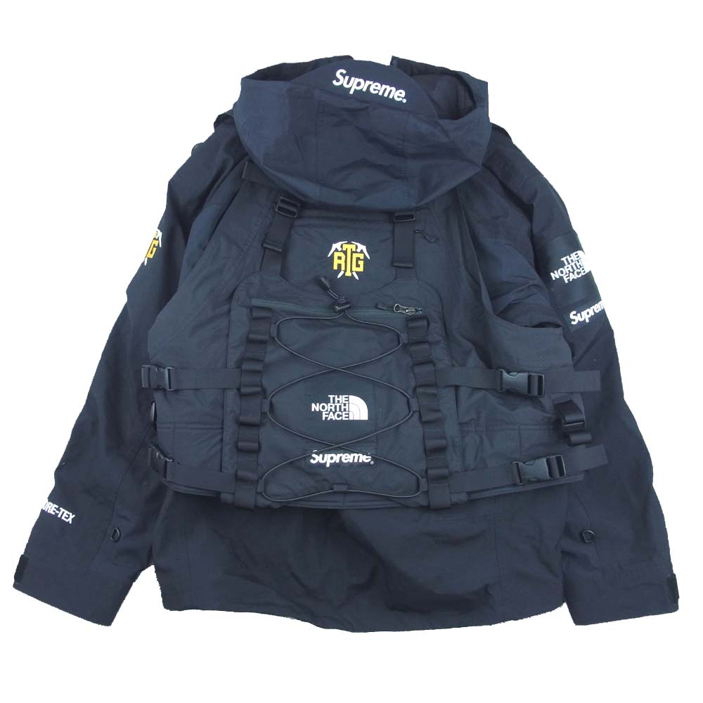 Supreme シュプリーム × ノースフェイス THE NORTH FACE 極美品 20SS RTG Jacket ＋ Vest  ブラック系 L【極上美品】【中古】