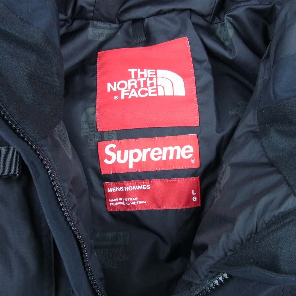Supreme シュプリーム × ノースフェイス THE NORTH FACE 極美品 20SS RTG Jacket ＋ Vest  ブラック系 L【極上美品】【中古】