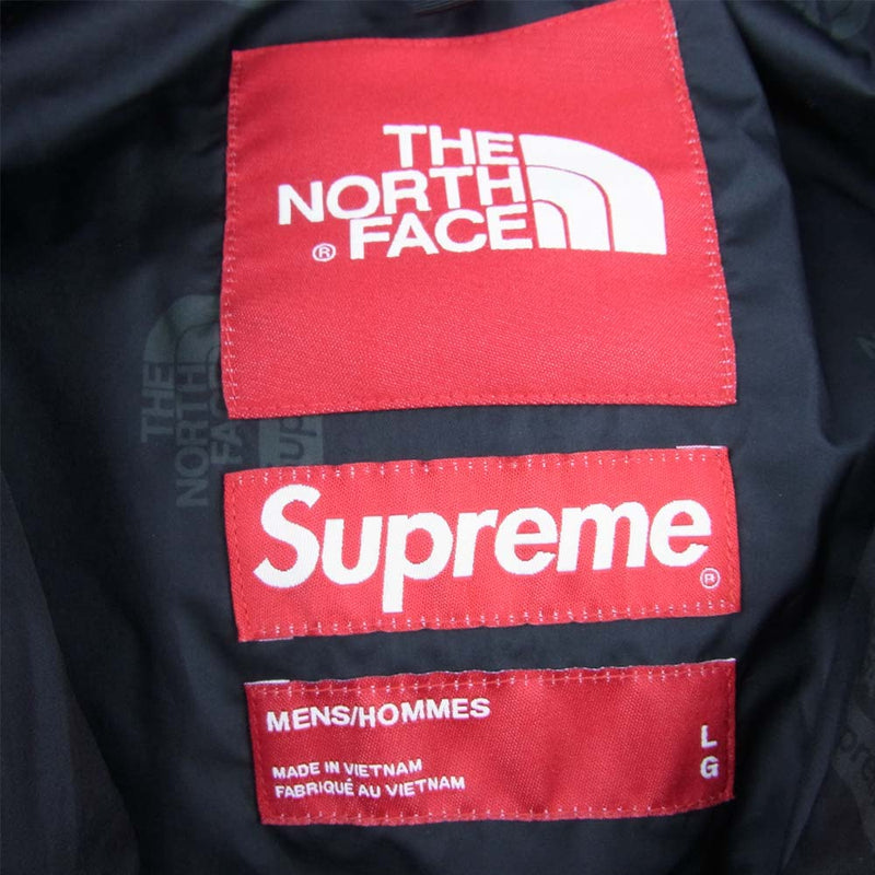 Supreme シュプリーム × ノースフェイス THE NORTH FACE 極美品 20SS RTG Jacket ＋ Vest  ブラック系 L【極上美品】【中古】