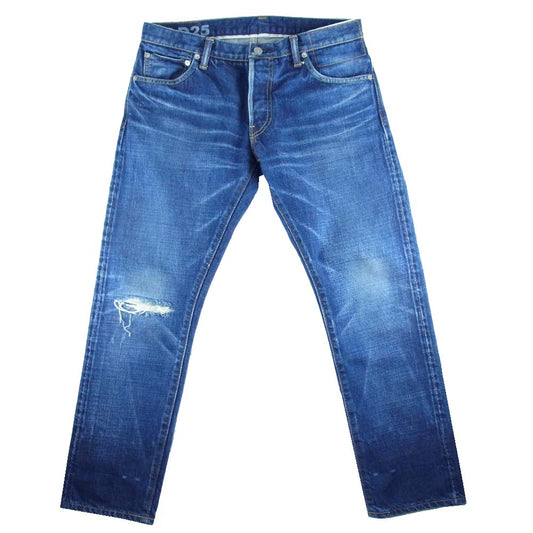 VISVIM ビズビム 20AW 0120205005019 SOCIAL SCULPTURE 10 DAMAGED-25 ソーシャルスカルプチャー インディゴブルー系 34【中古】
