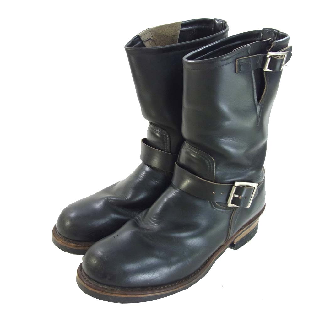 RED WING レッドウィング 2268 PT91 茶芯 スチールトゥ エンジニアブーツ ブラック系 9D【中古】