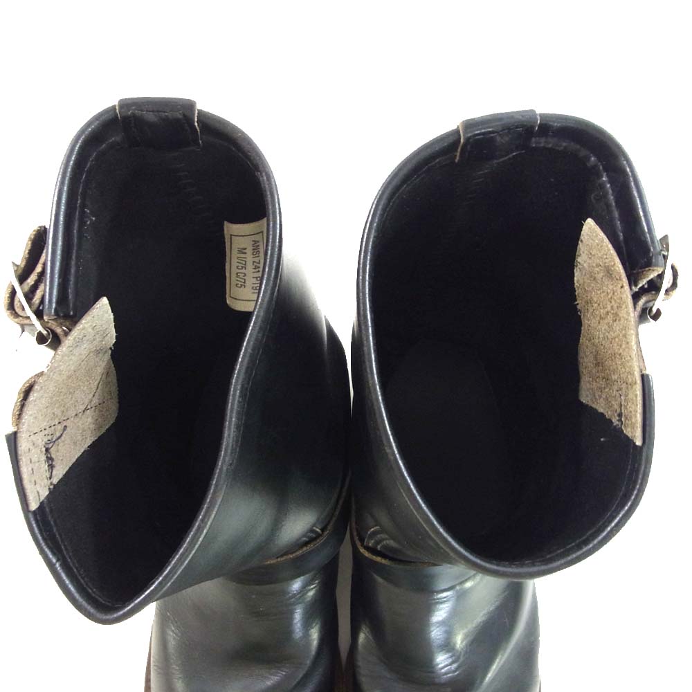 RED WING レッドウィング 2268 PT91 茶芯 スチールトゥ エンジニアブーツ ブラック系 9D【中古】