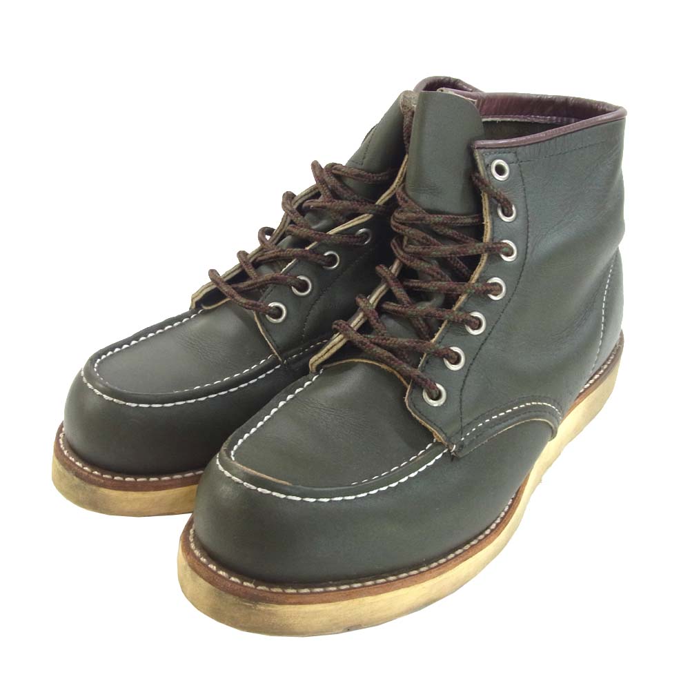 RED WING レッドウィング 8180 四角犬タグ アイリッシュセッター ダークブラウン系 8E【中古】