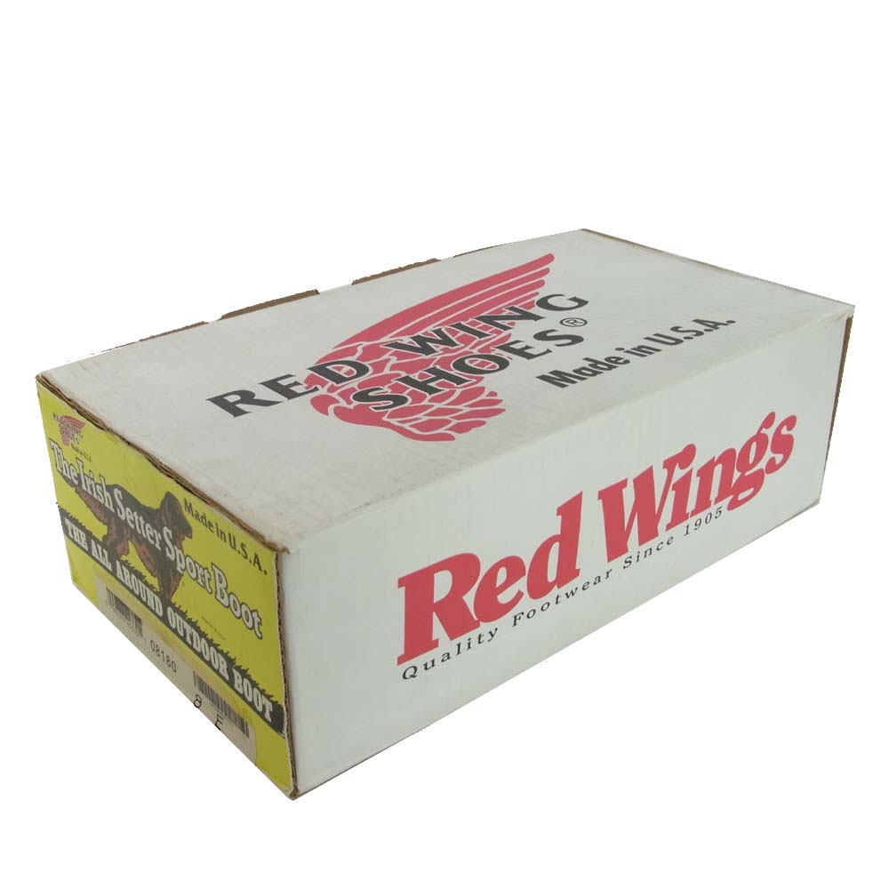 RED WING レッドウィング 8180 四角犬タグ アイリッシュセッター ダークブラウン系 8E【中古】