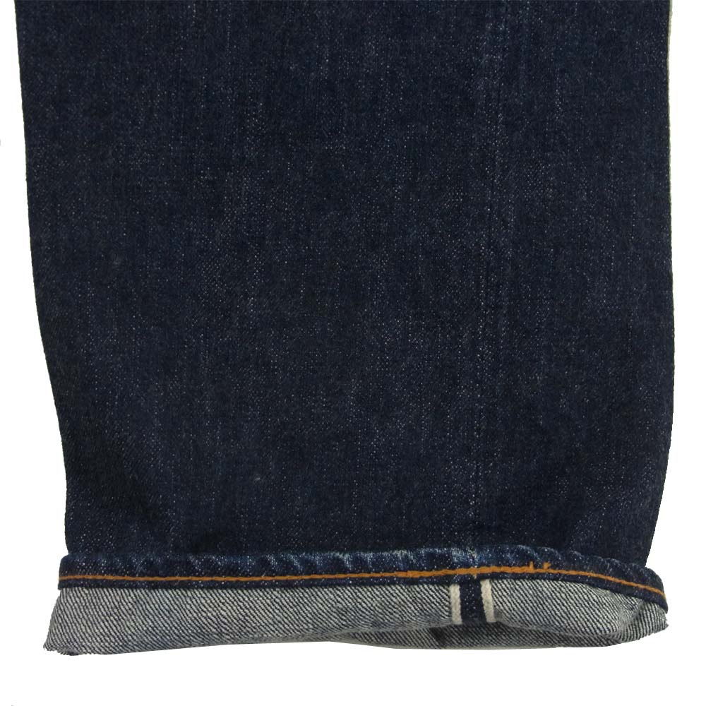 FULLCOUNT フルカウント 1614 LOWRISE STRIGHT ローライズ ストレート セルビッジ デニムパンツ インディゴブルー系 31【中古】