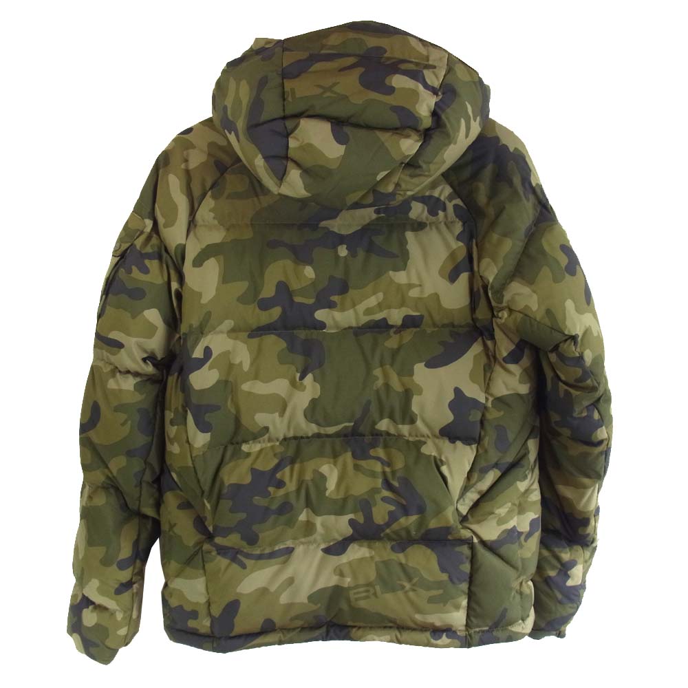 RALPH LAUREN ラルフローレン RLX カモフラ ダウンジャケット カーキ系 S【美品】【中古】