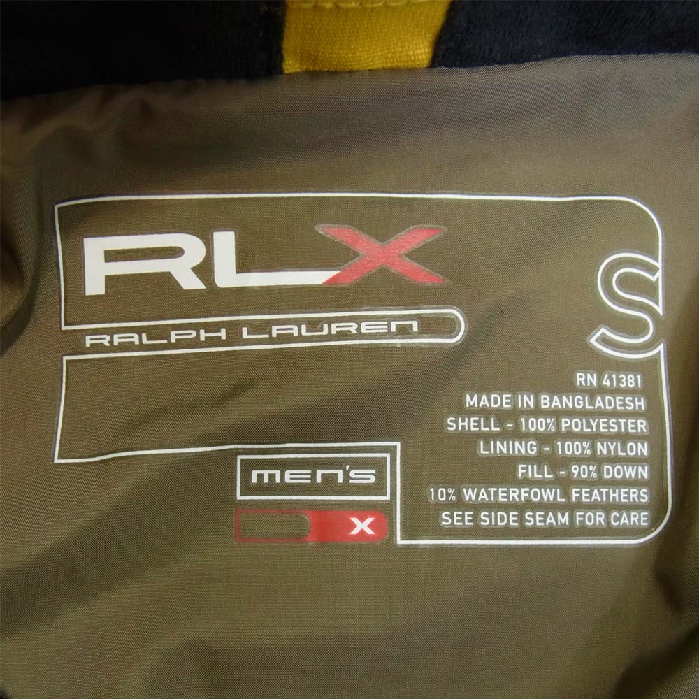 RALPH LAUREN ラルフローレン RLX カモフラ ダウンジャケット カーキ系 S【美品】【中古】