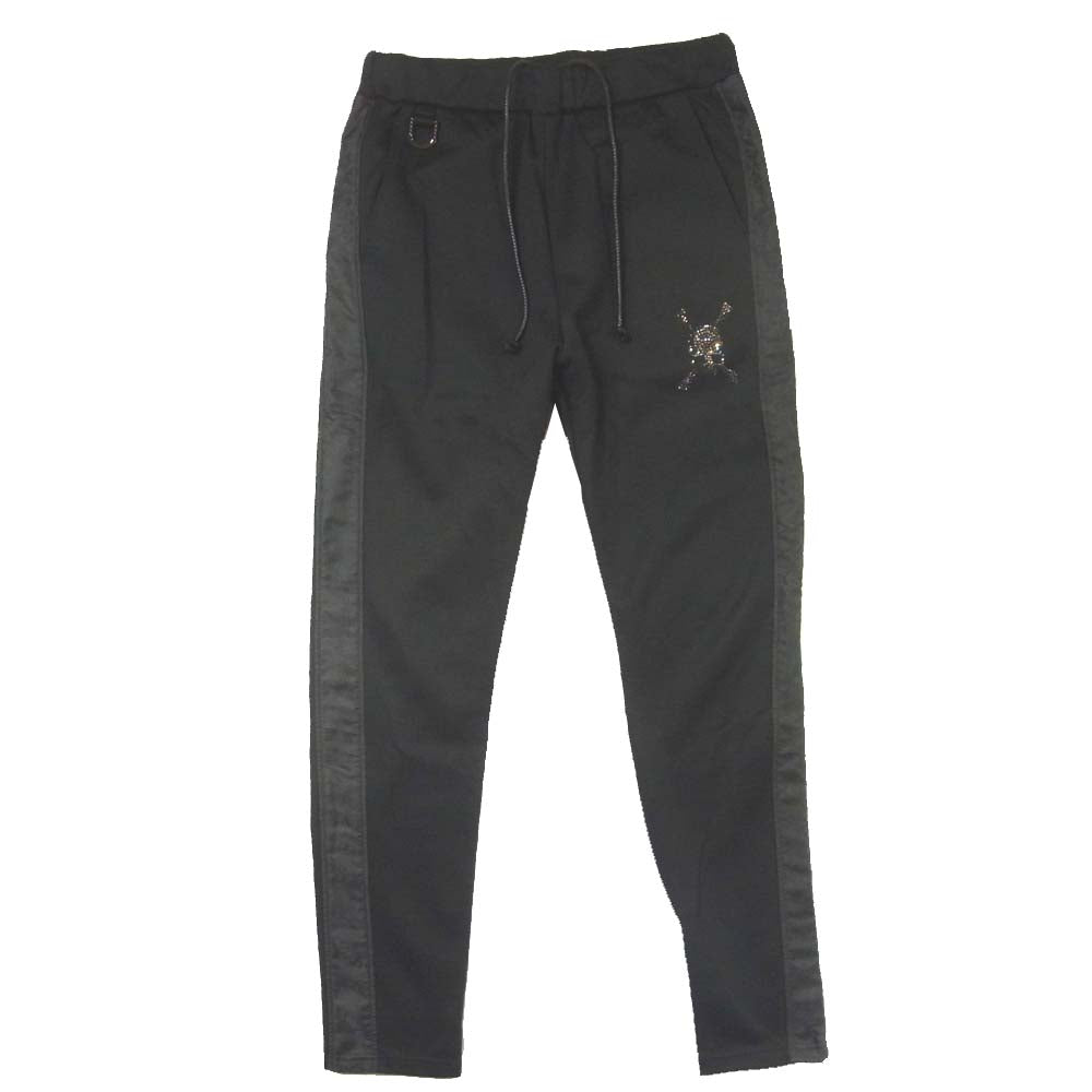 ROEN ロエン スワロフスキー スカル ライン イージー パンツ ブラック系 M【中古】
