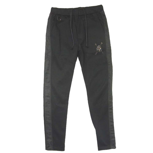 ROEN ロエン スワロフスキー スカル ライン イージー パンツ ブラック系 M【中古】