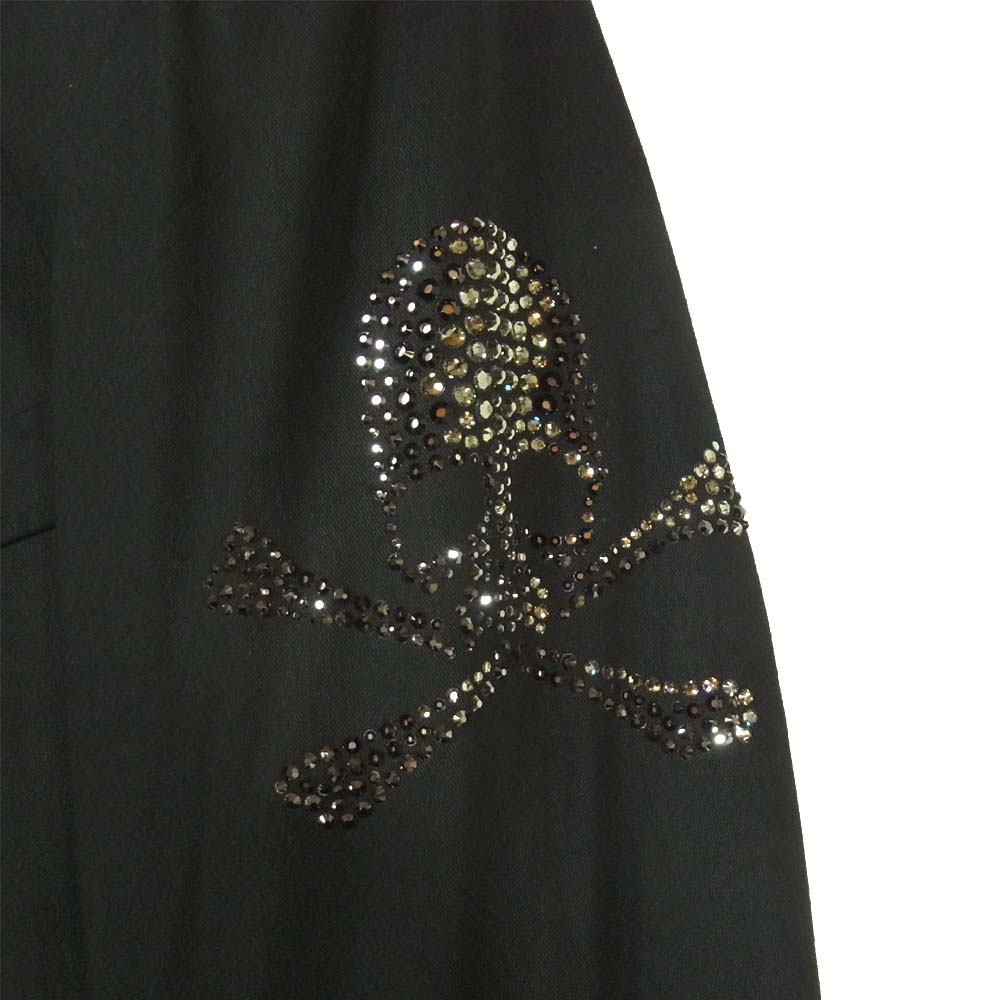 Roen/スワロフスキースカルジャケット ROEN ロエン スワロフスキー スカル 刺繍 レオパード テーラード