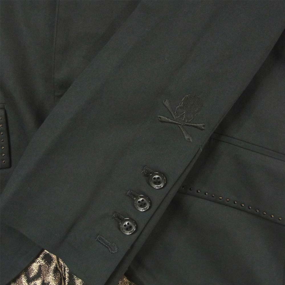 激レア　ROEN レオパードジャケット　スカル ロエン スワロフスキー スカル スター レオパード テーラード