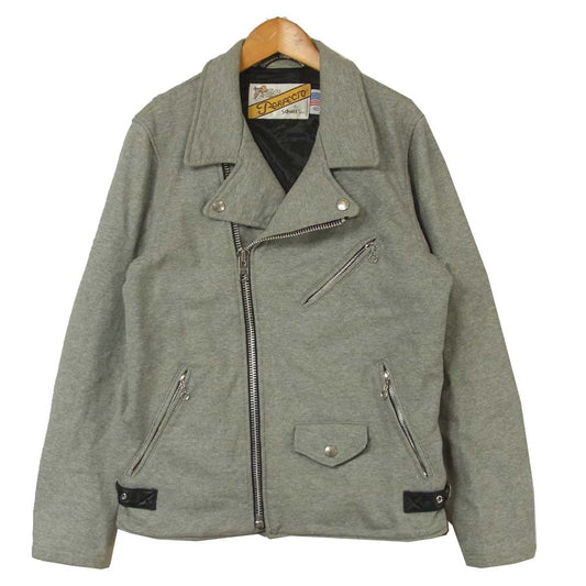 schott ショット 114-03-0603 11592 ジェネラルサプライ GENERAL SUPPLY コットン ダブル ライダース ジャケット グレー系 M【中古】