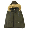 schott ショット 3152034 HOODED DOWN JACKET フーデッド ダウン ジャケット カーキ系 L【中古】