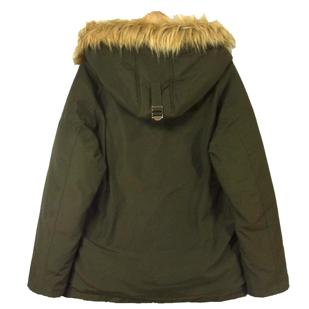schott ショット 3152034 HOODED DOWN JACKET フーデッド ダウン ジャケット カーキ系 L【中古】