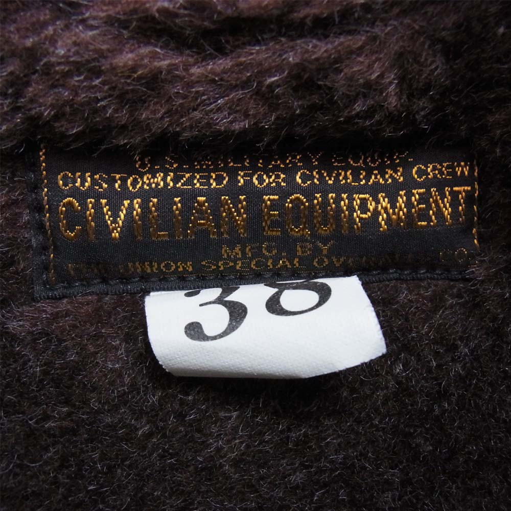 FREEWHEELERS フリーホイーラーズ UNION SPOECIAL OVERALLS WINTER AVIATOR'S VEST ウィンター アヴィエーターズ ベスト ブラウン系 38【中古】