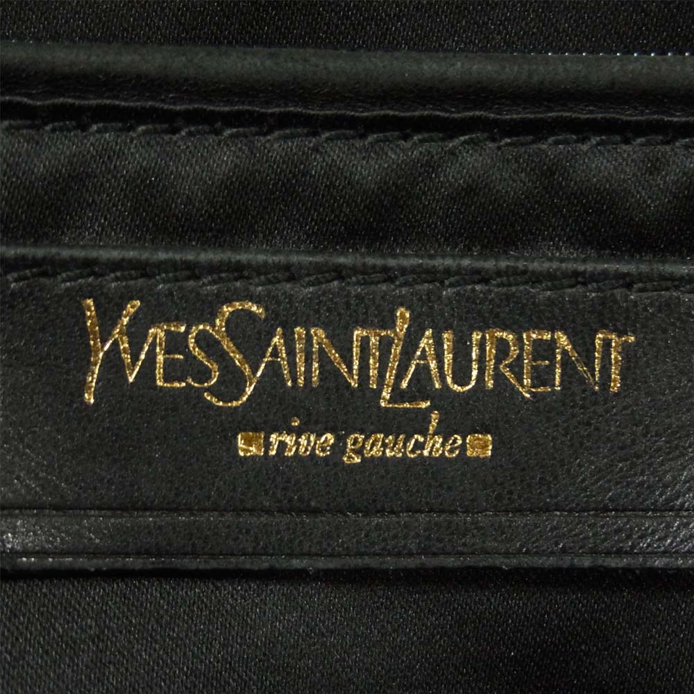 YVES SAINT LAURENT イヴサンローラン ミューズ トート バッグ ブラック系【中古】