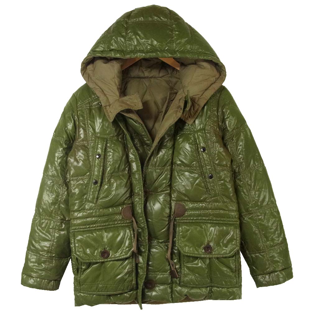 MONCLER モンクレール 国内正規品 ALBERT アルベルト リバーシブル ダウンジャケット ルーマニア製 カーキ系 00【中古】