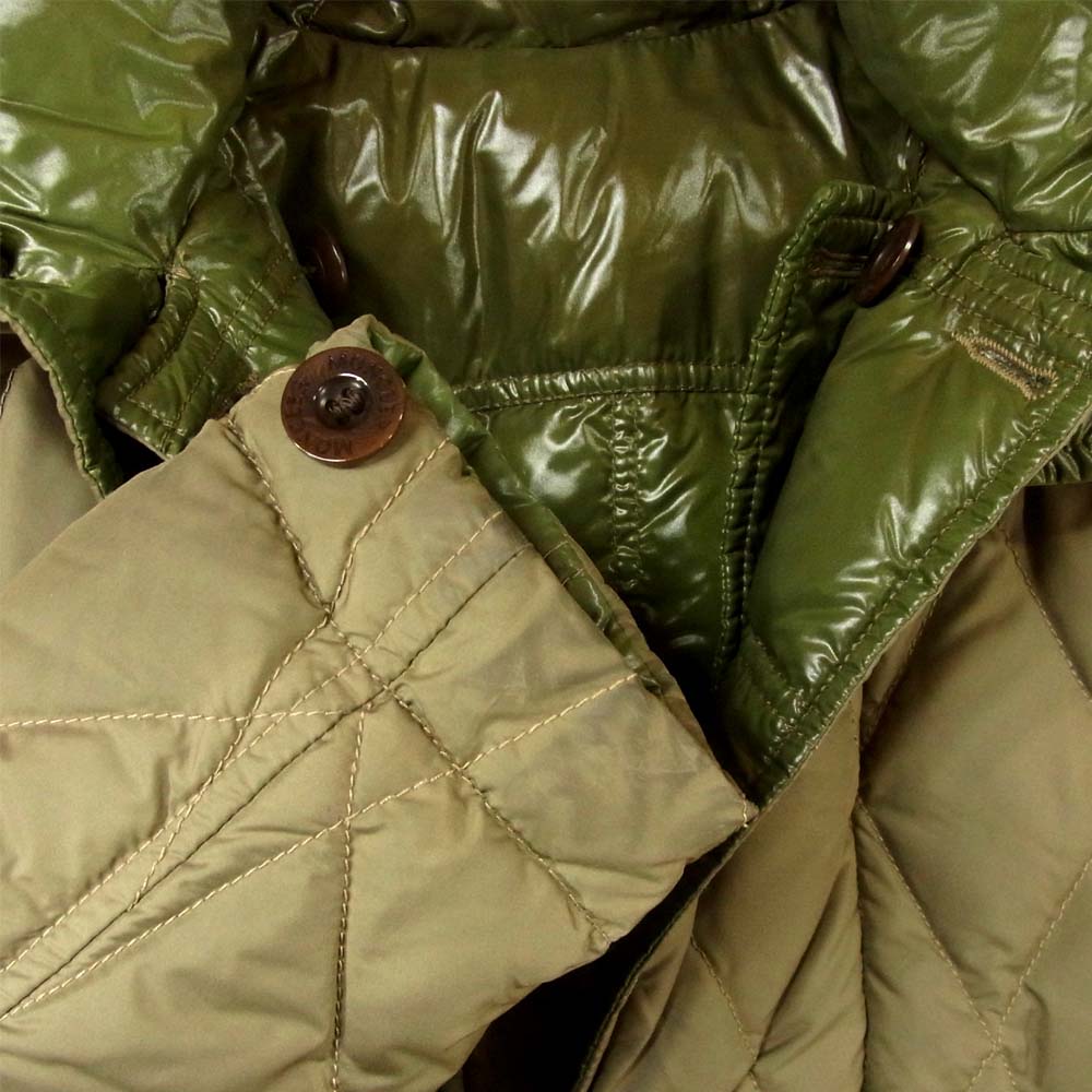 MONCLER モンクレール 国内正規品 ALBERT アルベルト リバーシブル ダウンジャケット ルーマニア製 カーキ系 00【中古】