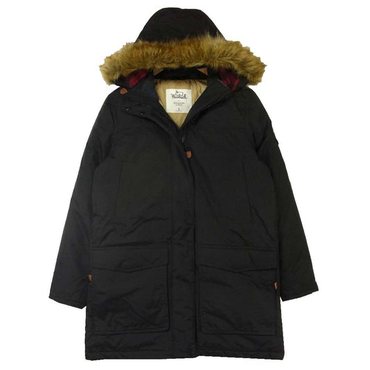 WOOLRICH ウールリッチ Abercrombie&Fitch アバクロ 別注 ダウン ジャケット ブラック系 S【中古】
