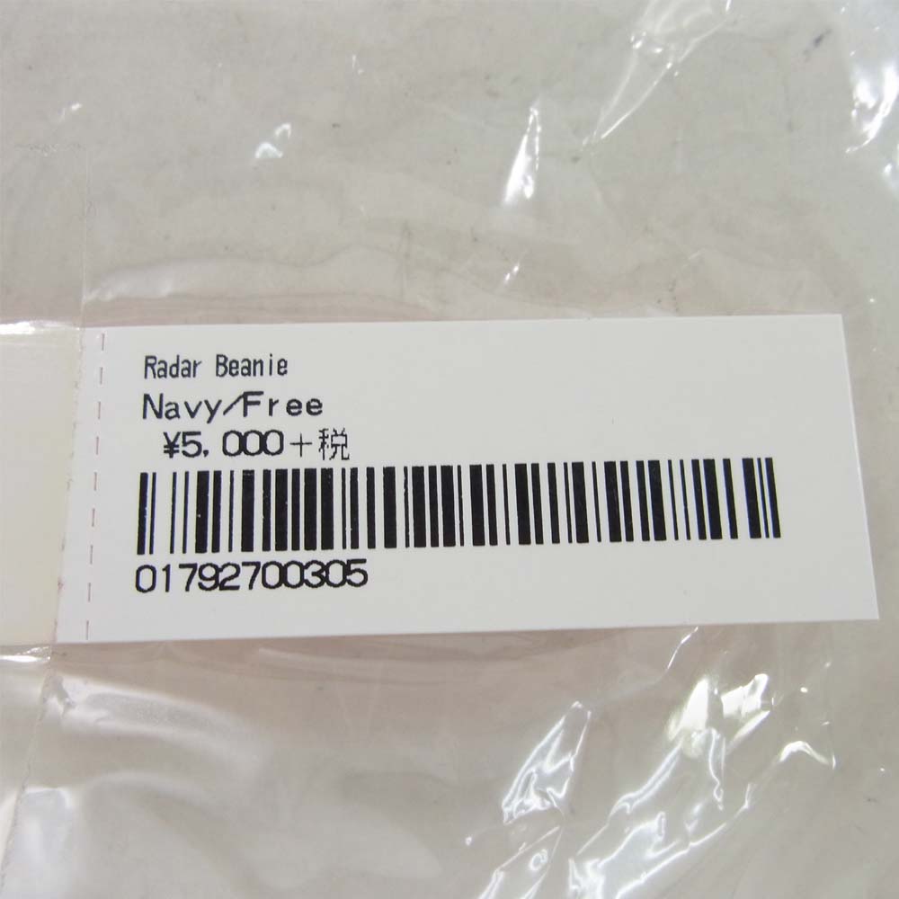 Supreme シュプリーム 19AW Radar Beanie クラシック ビーニー ニットキャップ ネイビー系【美品】【中古】