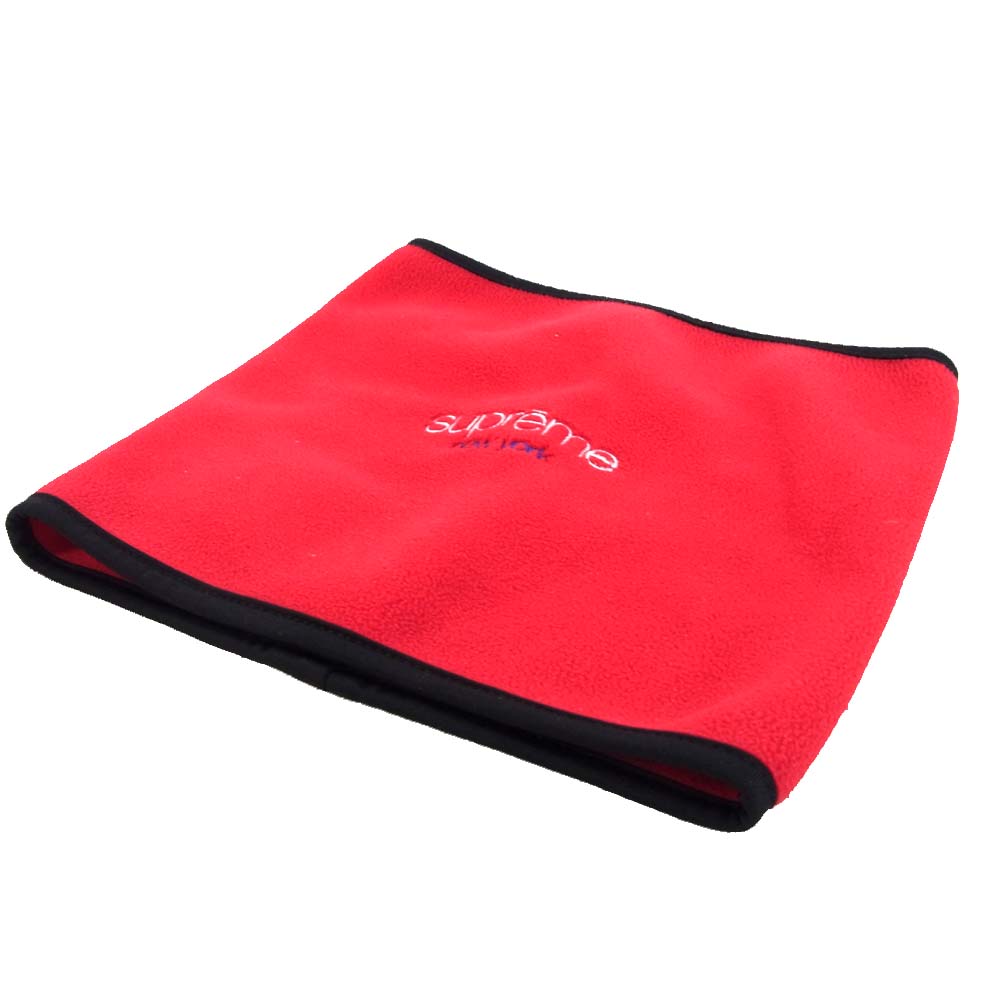 Supreme シュプリーム 16AW Fleece Neck Gaiter フリース ネックウォーマー レッド系【美品】【中古】