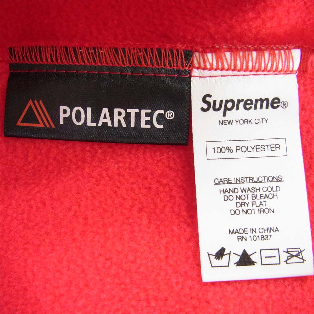 Supreme シュプリーム 16AW Fleece Neck Gaiter フリース ネックウォーマー レッド系【美品】【中古】