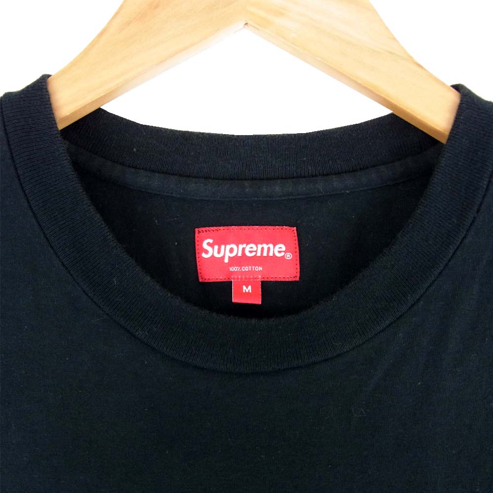 Supreme シュプリーム Small Logo Tee スモールロゴ 半袖 Tシャツ ブラック系 M【中古】