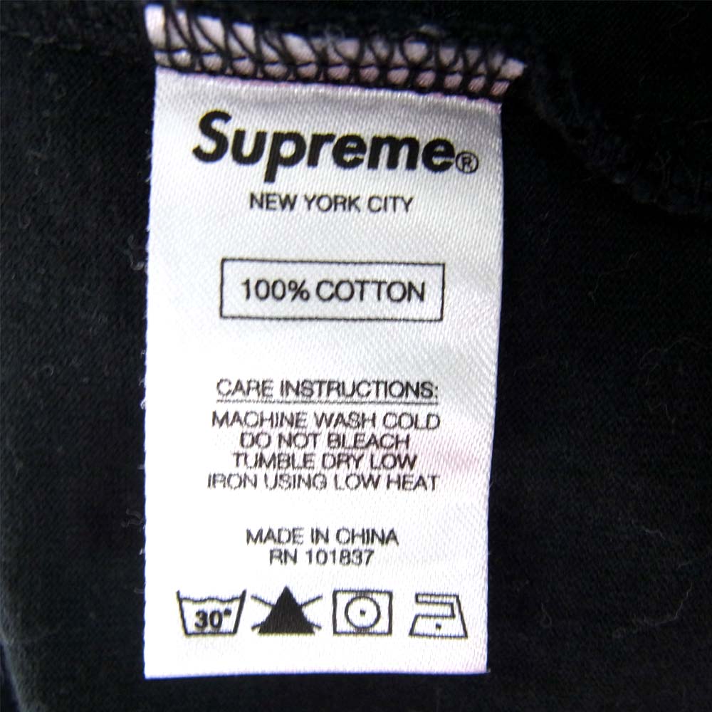 Supreme シュプリーム Small Logo Tee スモールロゴ 半袖 Tシャツ ブラック系 M【中古】