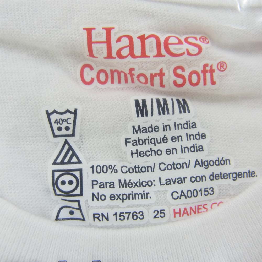 Supreme シュプリーム ヘインズ Hanes 3パック Tシャツ  ホワイト系 M【新古品】【未使用】【中古】