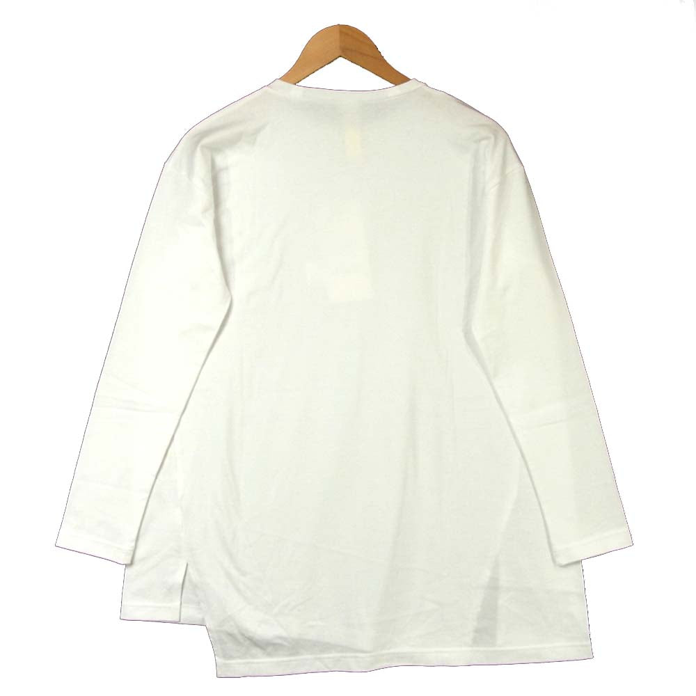nagonstans CUT AND SEWN 長袖 カットソー コットン Salt 38【新古品】【未使用】【中古】