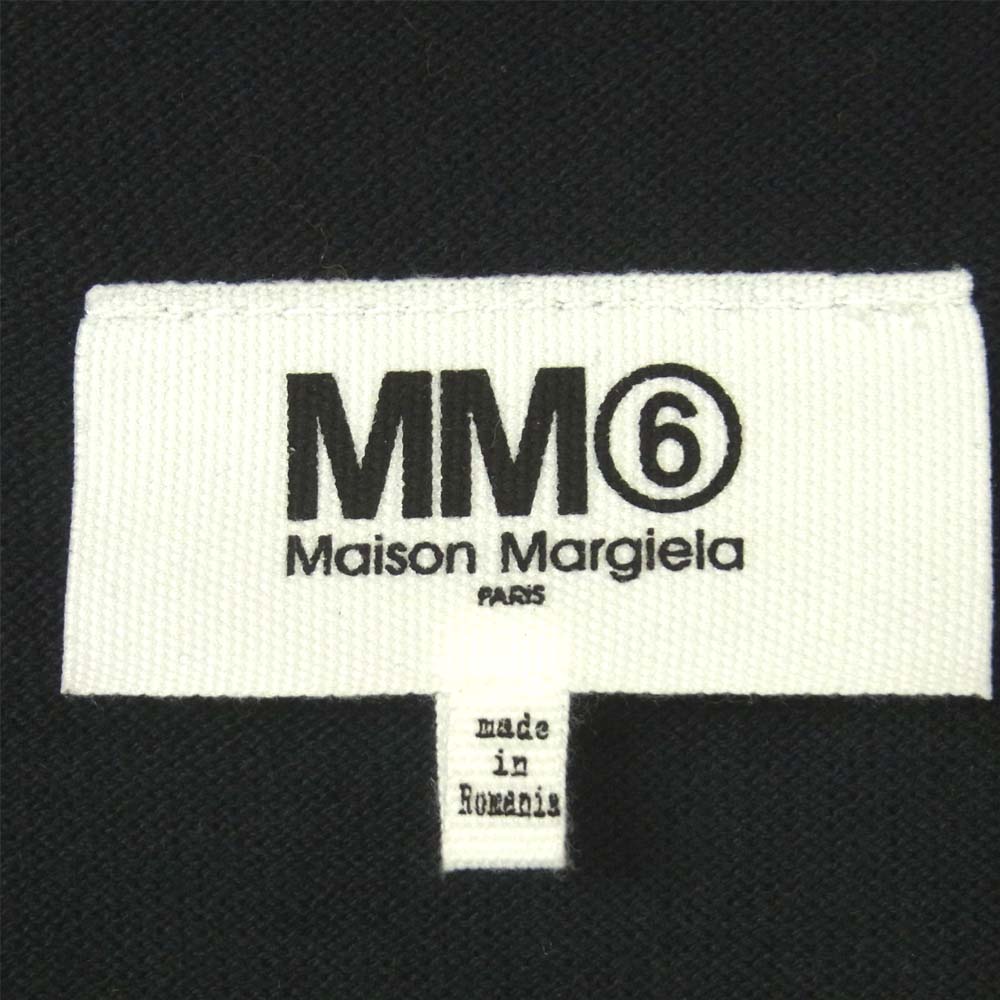 MAISON MARGIELA メゾンマルジェラ S52HA0159 MM6 ロング カーディガン ルーマニア製 ブラック系 S【美品】【中古】