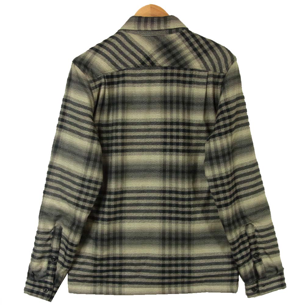 patagonia パタゴニア 27640FA15 Fjord Flannel Jaket 中綿入り ネルシャツ ジャケット グレー系 S【美品】【中古】