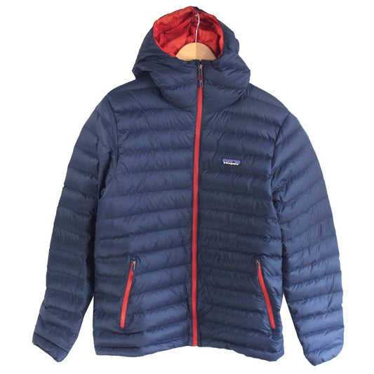 patagonia パタゴニア 84701 Down Sweater Hoody ダウン セーター ジャケット ネイビー系 M【美品】【中古】