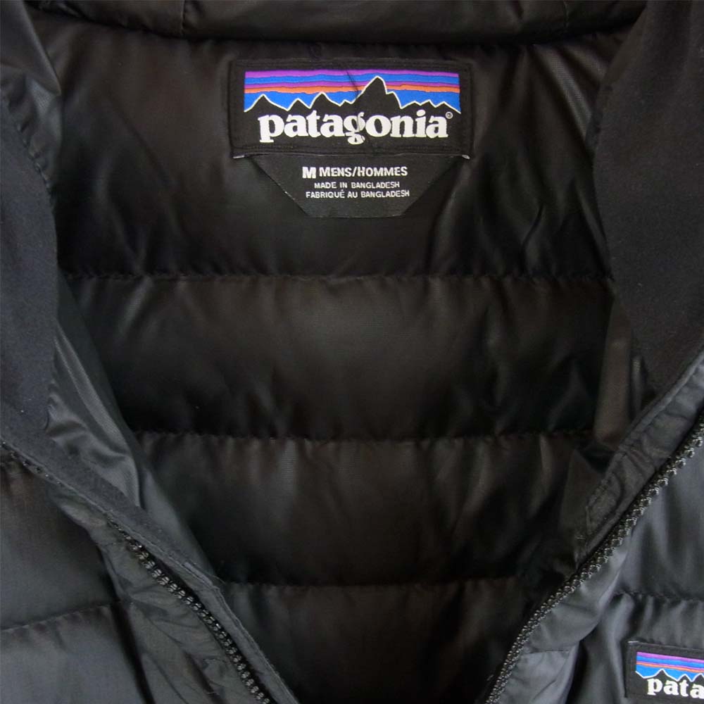 patagonia パタゴニア 84701 Down Sweater Hoody ダウン セーター ジャケット ブラック系 M【美品】【中古】