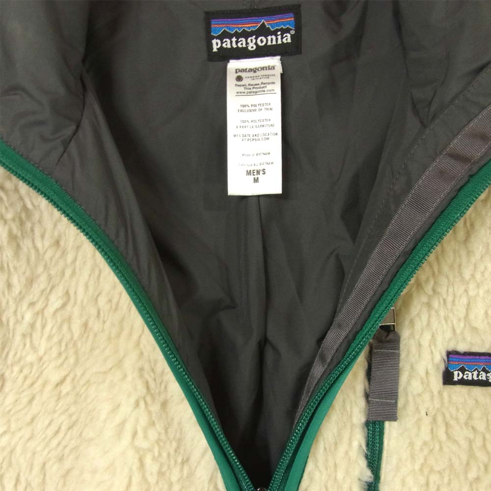 patagonia パタゴニア 23060FA12 Classic Retro-X Cardig クラシック レトロ フリース ジャケット ベージュ系 M【美品】【中古】