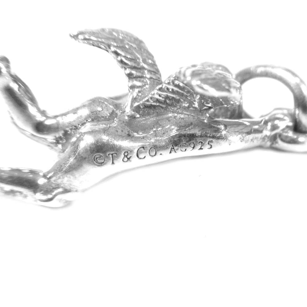 TIFFANY&Co. ティファニー 納品書付属 ケルビム エンジェル ペンダント トップ 925 シルバー系【美品】【中古】