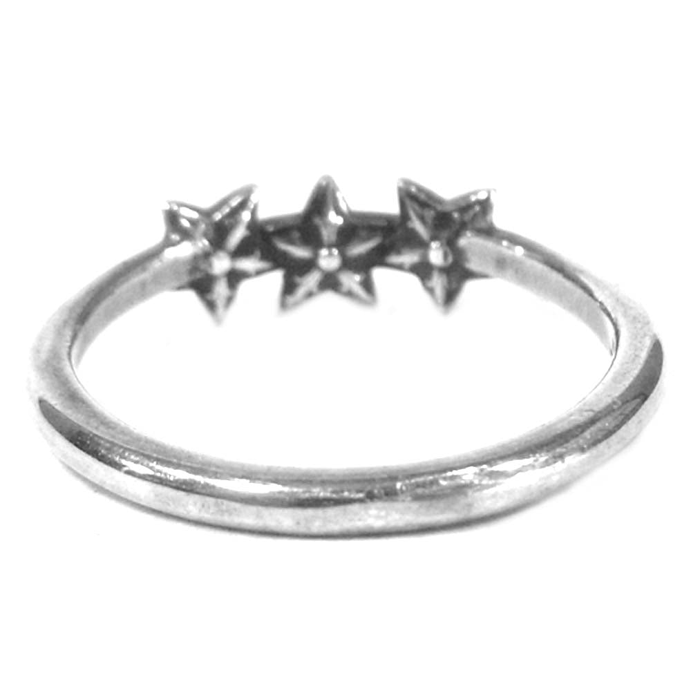 CHROME HEARTS クロムハーツ（原本無） バブルガム 3スター リング 指輪 2013 925 9号 シルバー系【中古】