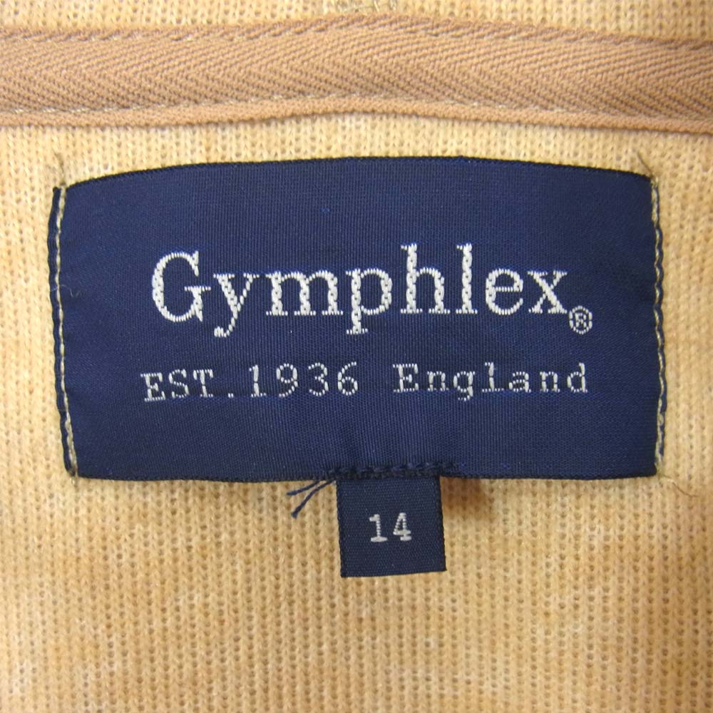 GYMPHLEX ジムフレックス ボア フリース パーカー ベージュ系 14【中古】