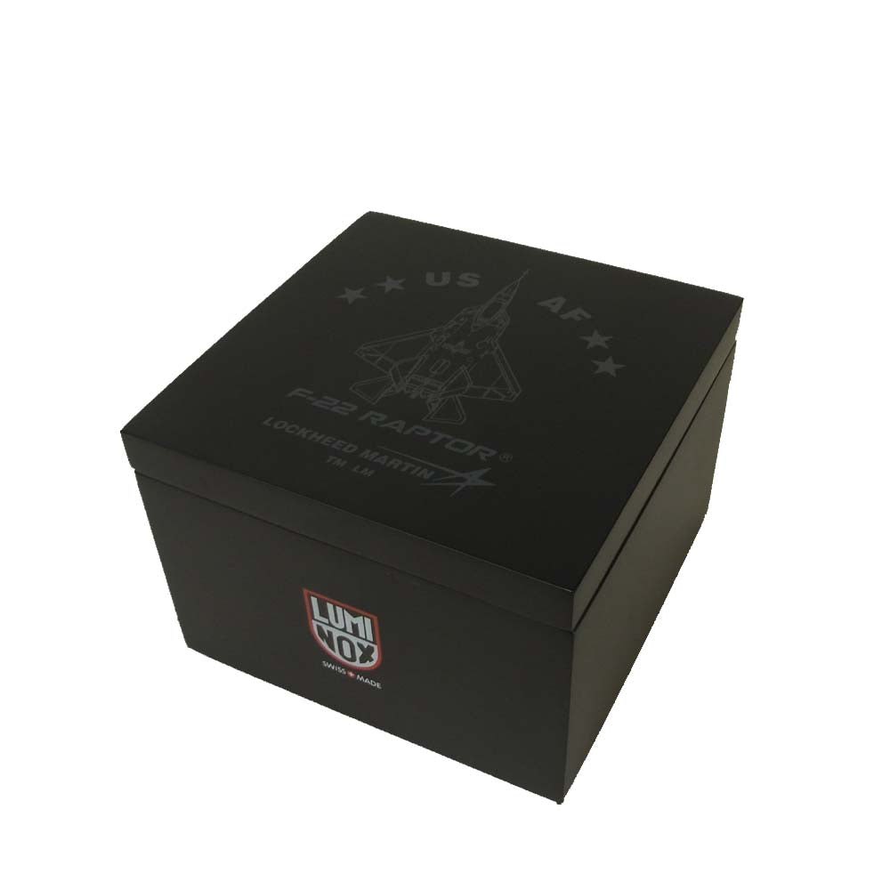 LUMINOX ルミノックス 9280 F-22 RAPTOR ラプター リストウォッチ 腕時計 スイス製 ホワイト系 グレー系【美品】【中古】