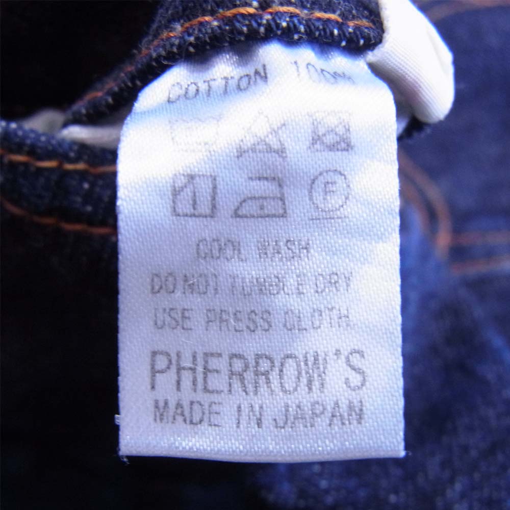 Pherrow's フェローズ 466 黄耳 セルビッチ インディゴブルー系 32【中古】