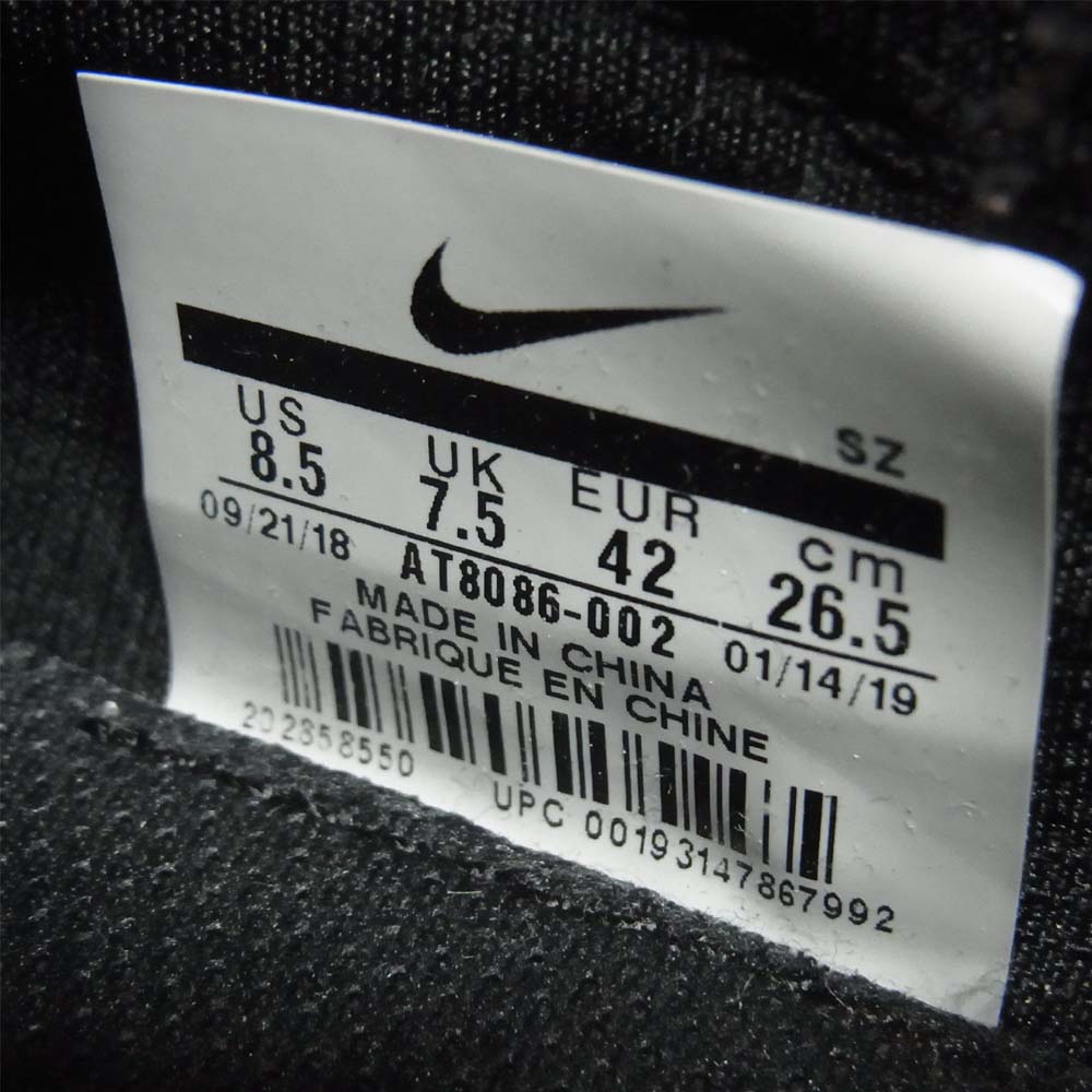 NIKE ナイキ AT8086-002 FEAR OF GOD MOC フィアオブゴッド モック スニーカー ブラック系 26.5cm【中古】